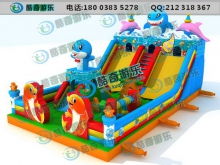 充气城堡游乐园图片 高清充气城堡游乐园图片大全