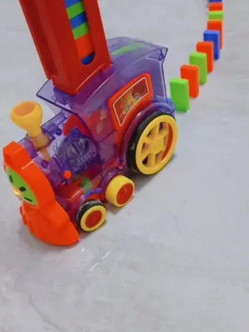 儿童玩具 多米诺 小火车 宝宝玩具 孩子的快乐很简单 种草 哄娃神器 玩具 玩出新花样